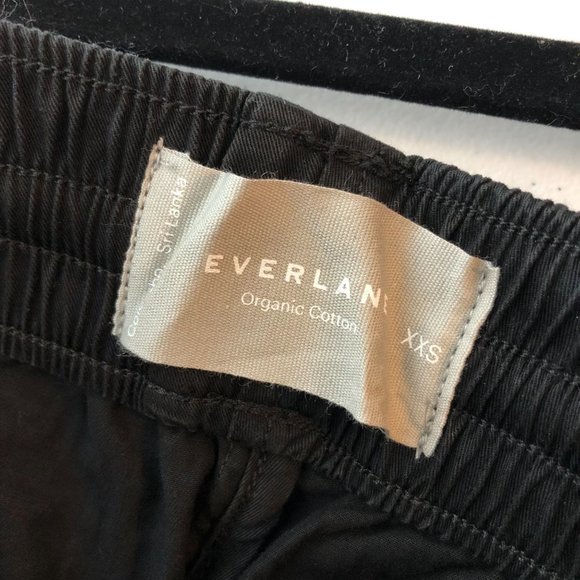 Everlane The Easy Jogger Pants Drawstring Pockets Black XXS - Picture 9 of 9